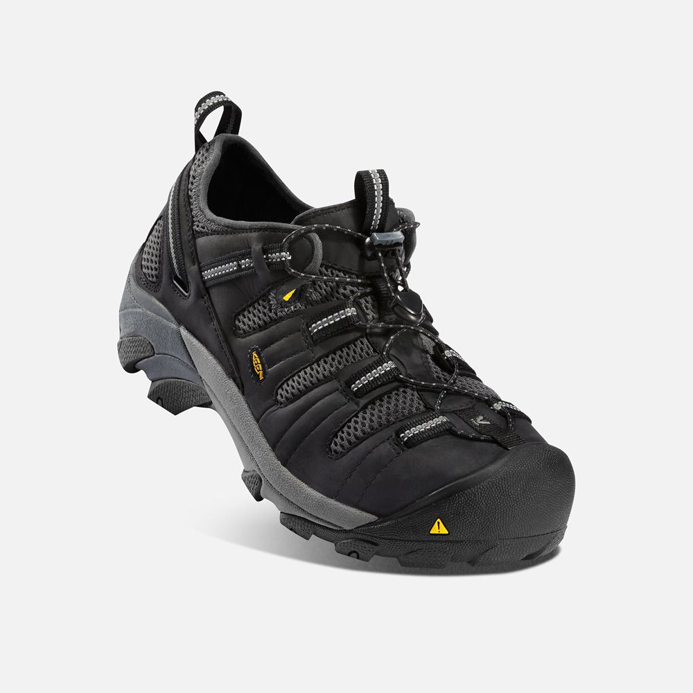 Keen Werkschoenen Heren Zwart - Atlanta Cool (Steel Toe) - 48690-DRMX